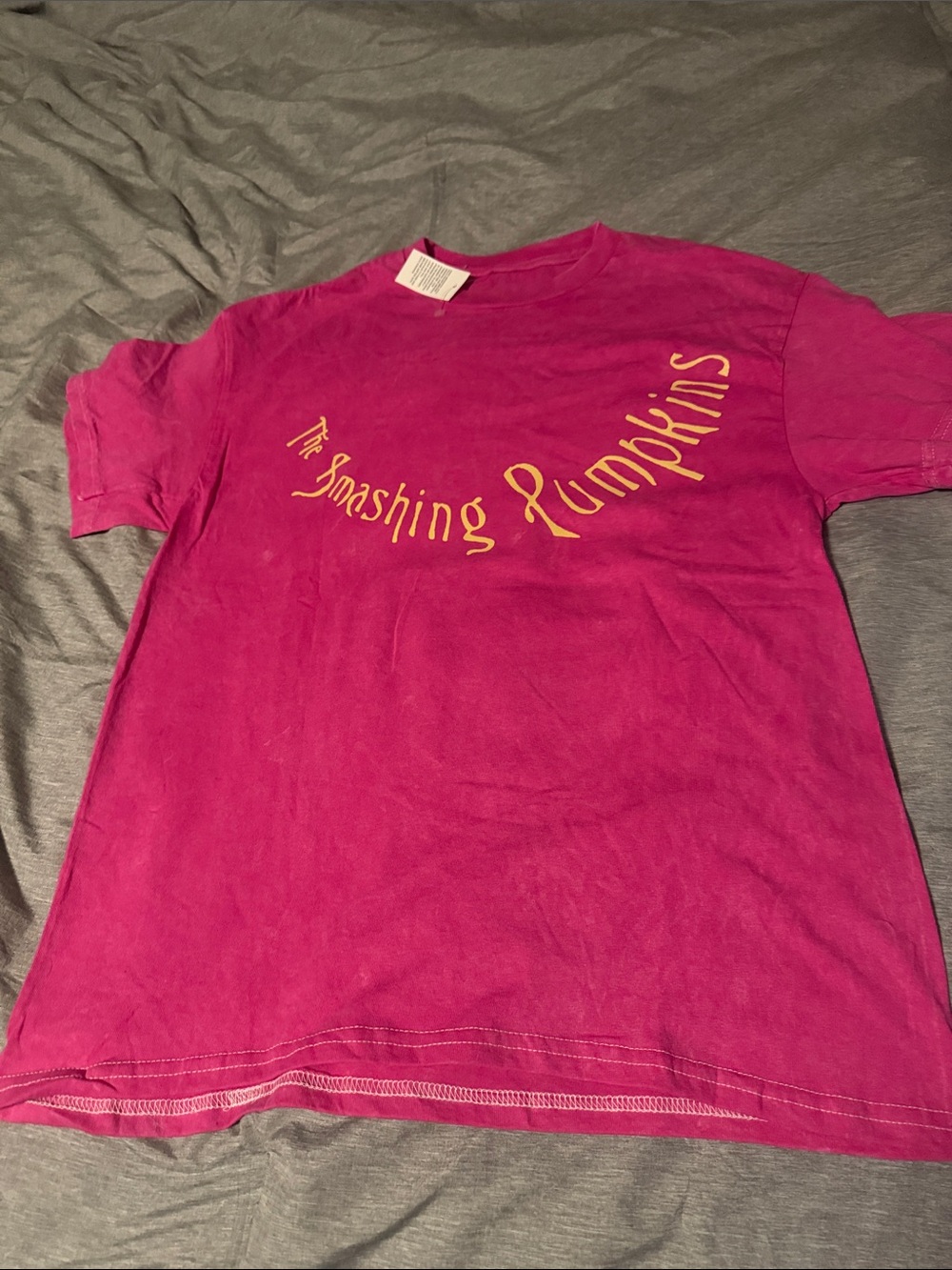 Smashing Pumpkins Magenta Logo Tee